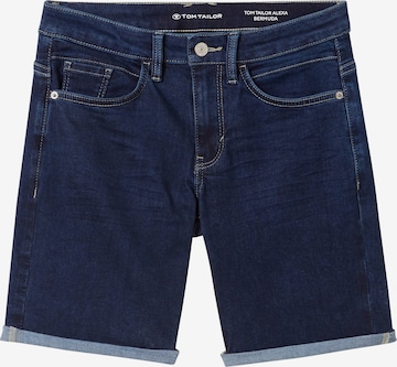 TOM TAILOR Slimfit Shorts 'Alexa' in Blau: predná strana