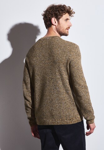 Street One MEN Pullover 'Mouline' in Gelb