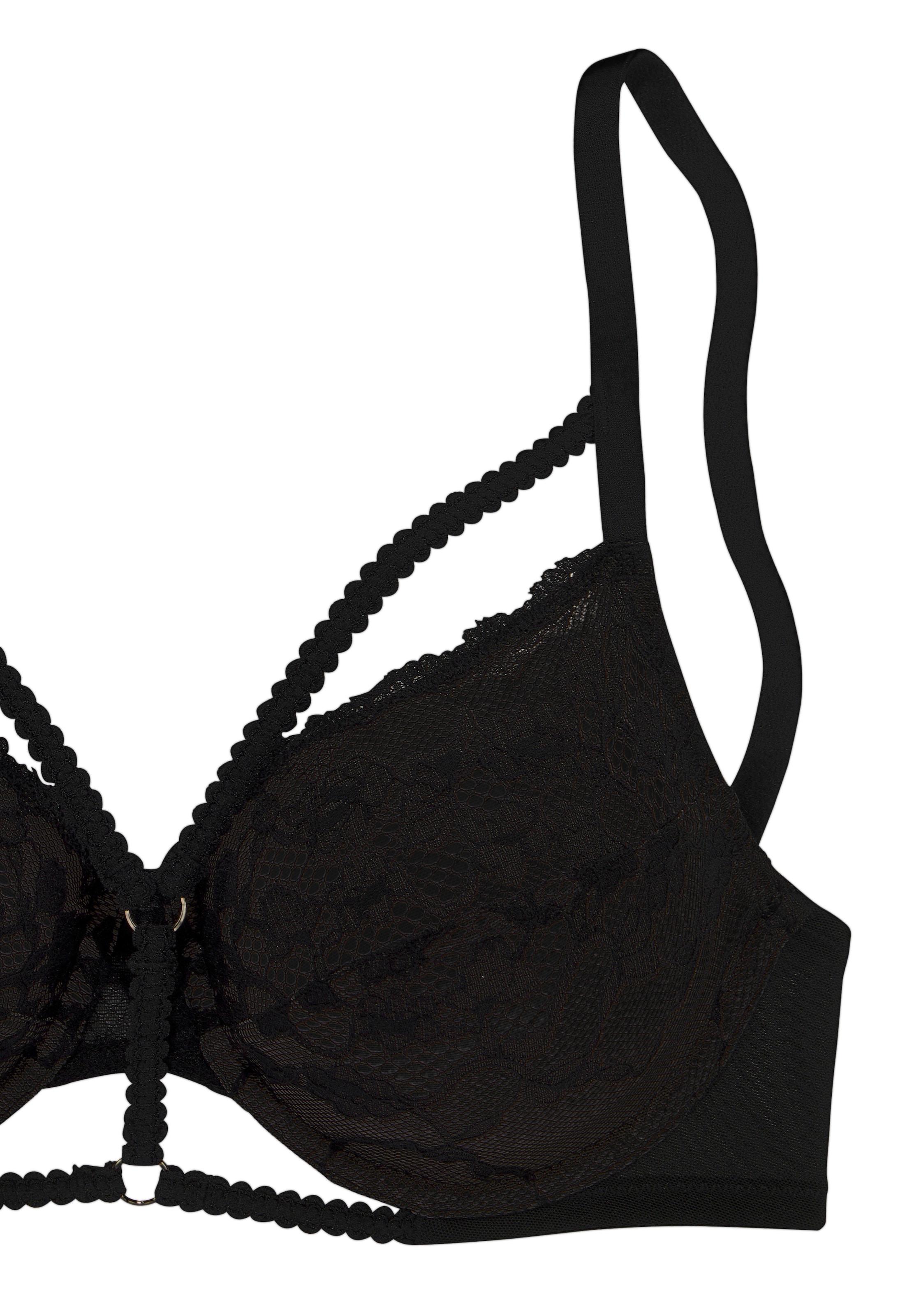 PETITE FLEUR GOLD Tričkové Podprsenka - Čierna