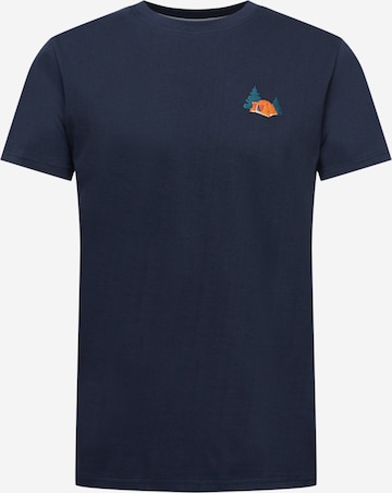 Wemoto T-Shirt 'Tent' in Blau: predná strana