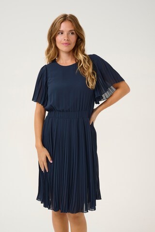CULTURE Cocktailjurk 'Linna' in Blauw: voorkant