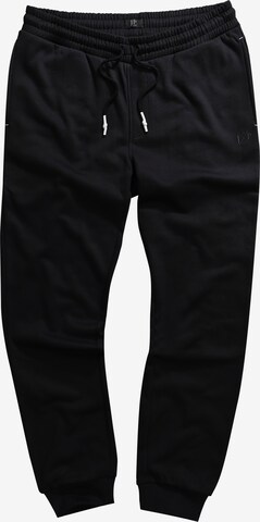 JP1880 Tapered Broek in Zwart: voorkant