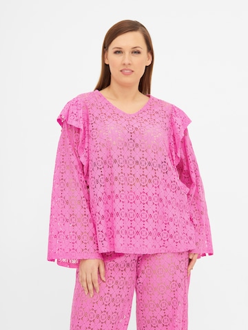 Anyday Blouse in Roze: voorkant