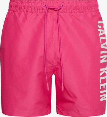 Calvin Klein Swimwear Zwemshorts 'Intense Power ' in Roze: voorkant