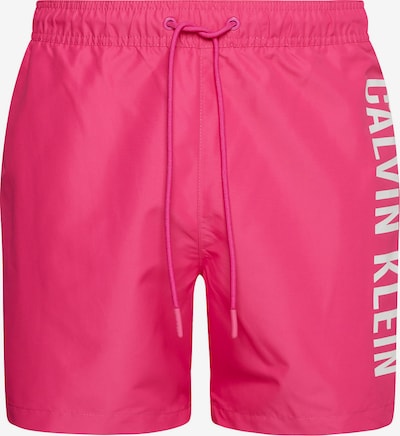 Calvin Klein Swimwear Zwemshorts 'Intense Power ' in de kleur Pink / Wit, Productweergave