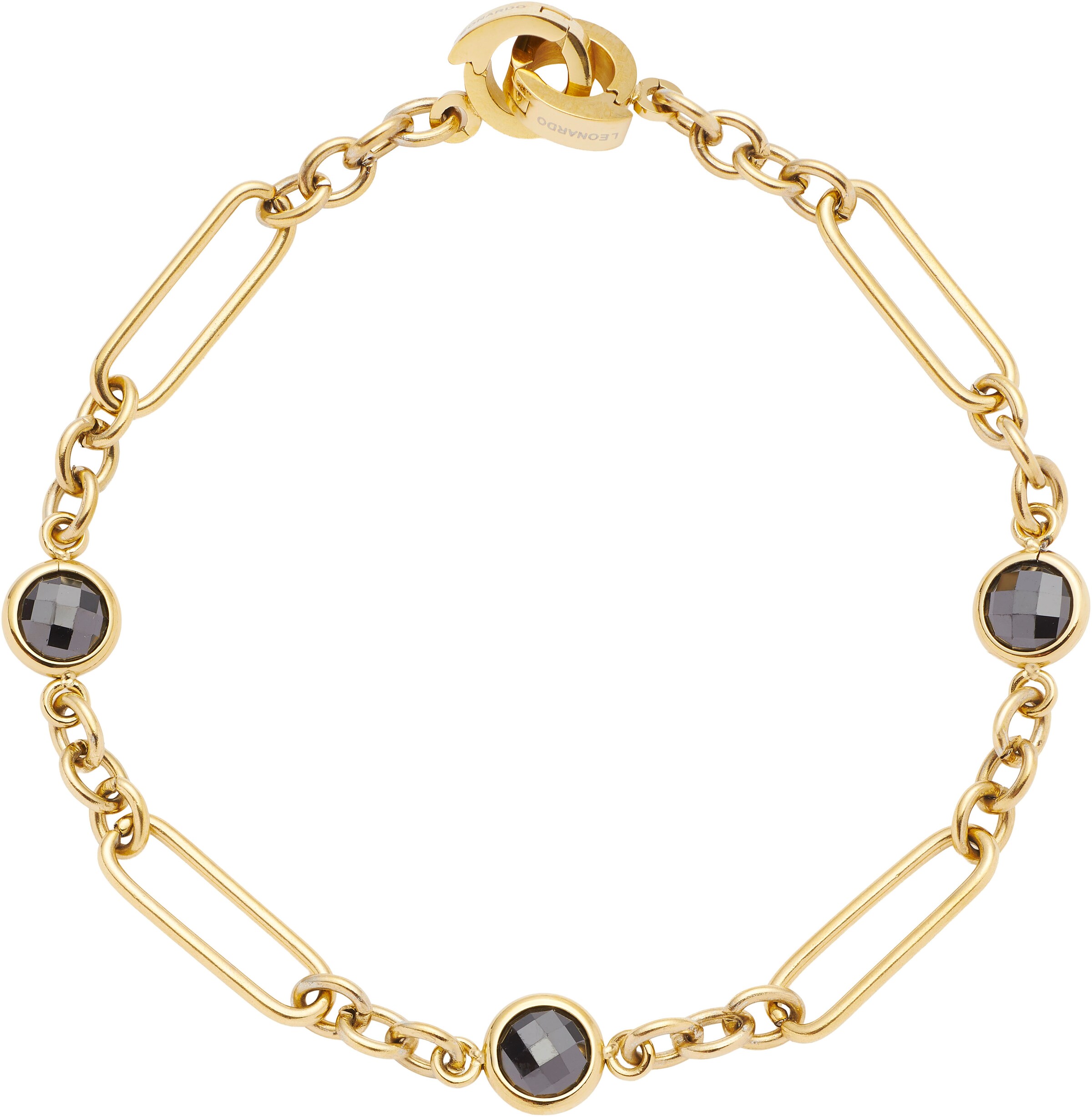LEONARDO Armband in Gold: Vorderseite