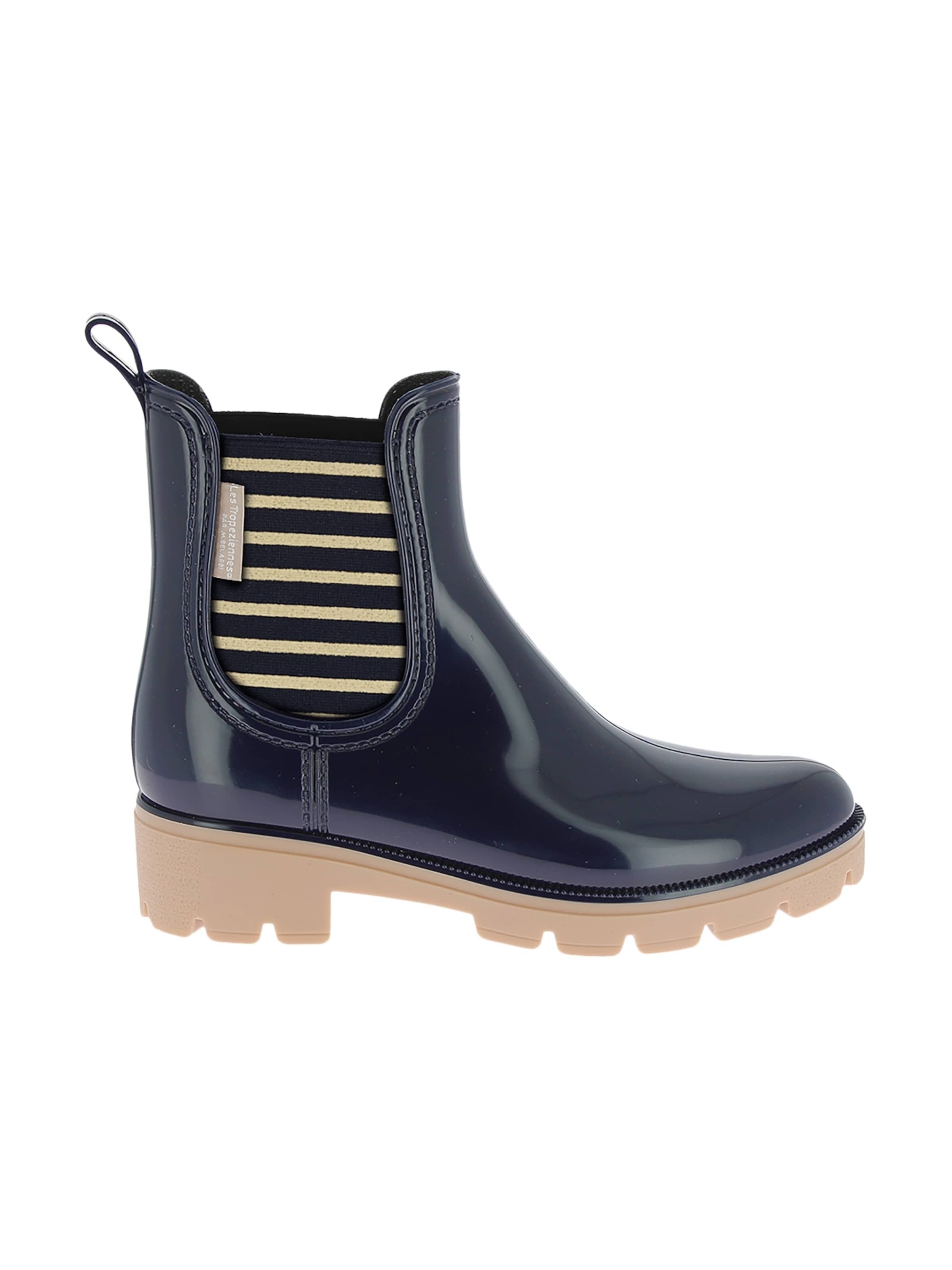 Les Tropéziennes Ankle Boots 'Noura-Stiefeletten zum Hineinschlüpfen von M. Berlarbi'‌ in Blau: Vorderseite