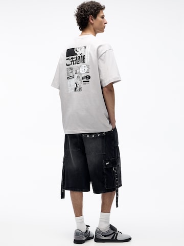 T-Shirt Pull&Bear en gris