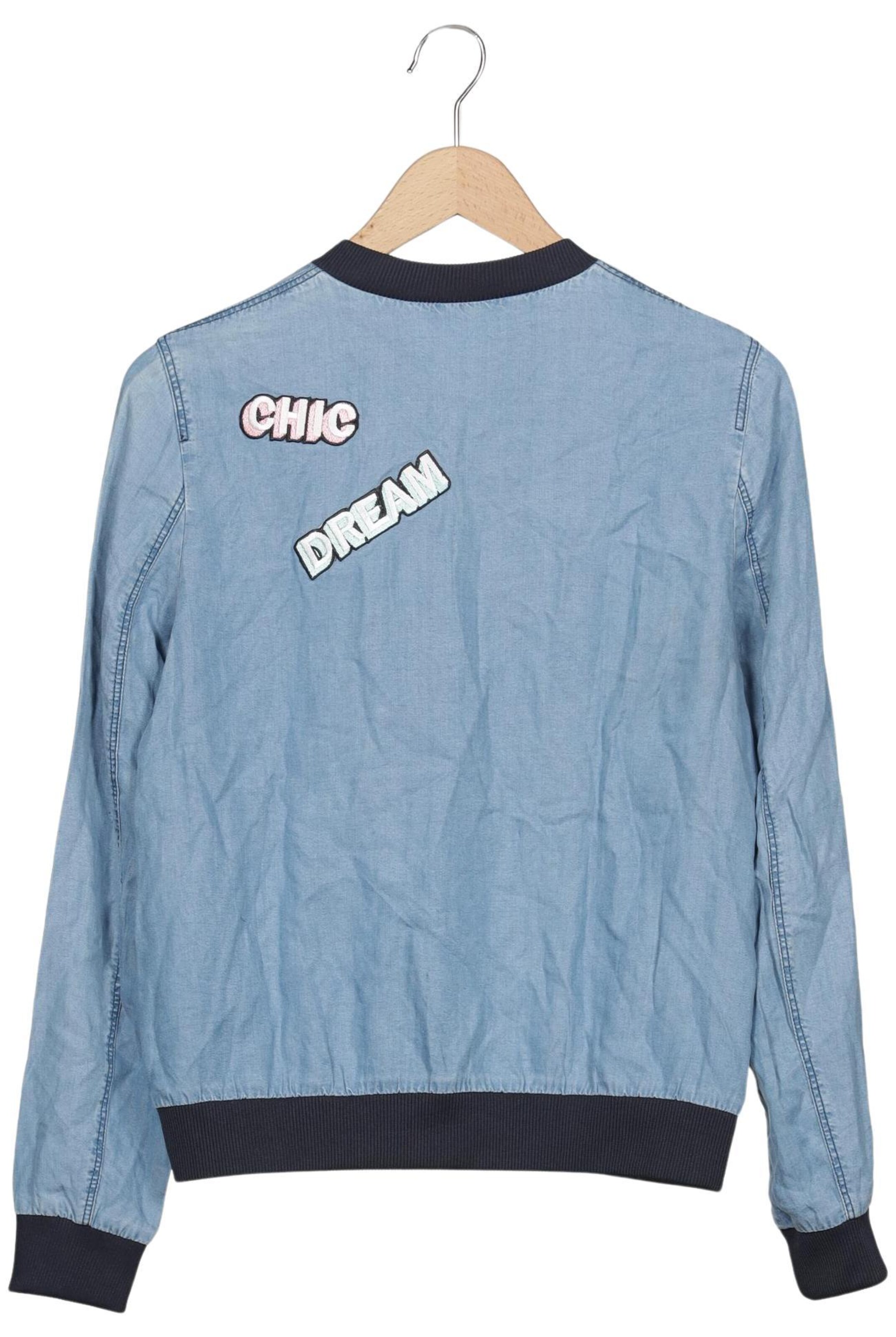 ZARA Jacket & Coat in M in Blue