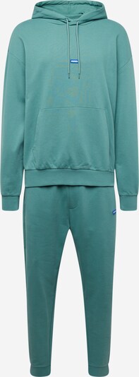 HUGO Joggingpak 'NALONSONAP' in de kleur Blauw / Smaragd / Wit, Productweergave