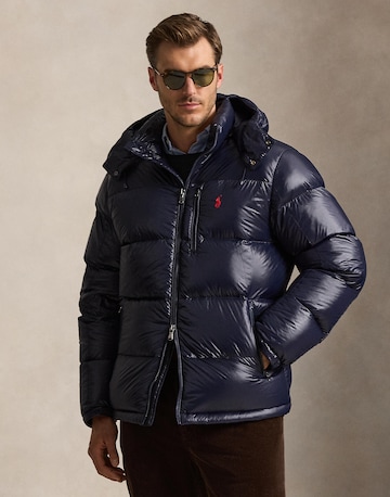 Polo Ralph Lauren Big & Tall Winterjas in Blauw: voorkant