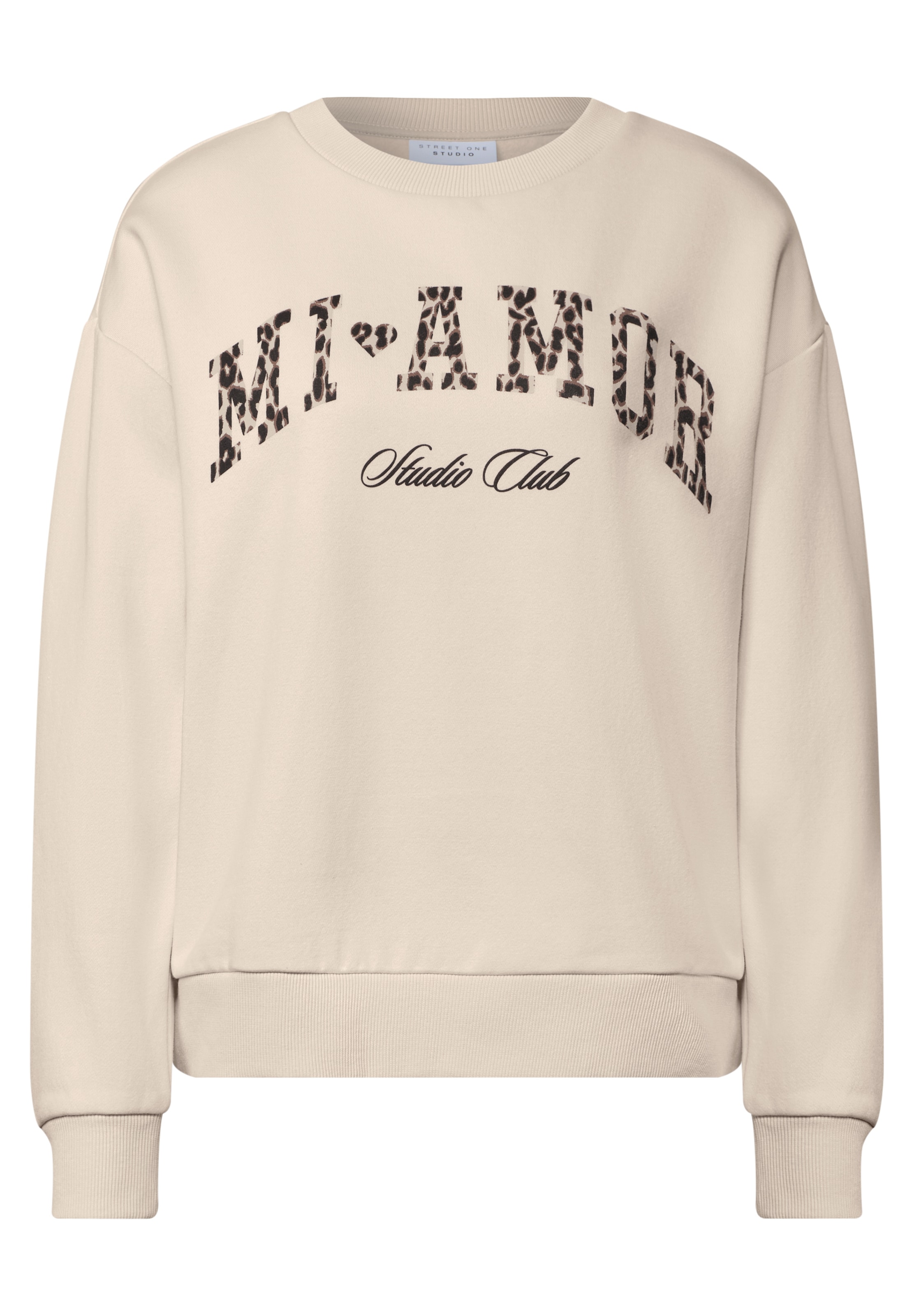 Street One Studio Sweatshirt in Beige: Vorderseite