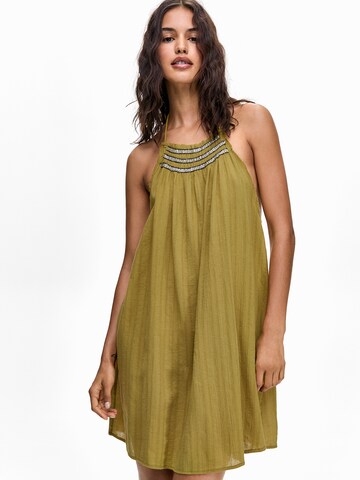 Pull&Bear Summer Dress in Green: front
