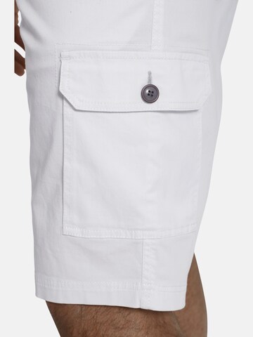 Loosefit Pantalon cargo 'Baron Talon' Charles Colby en blanc