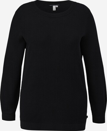 QS Sweater in Black: front