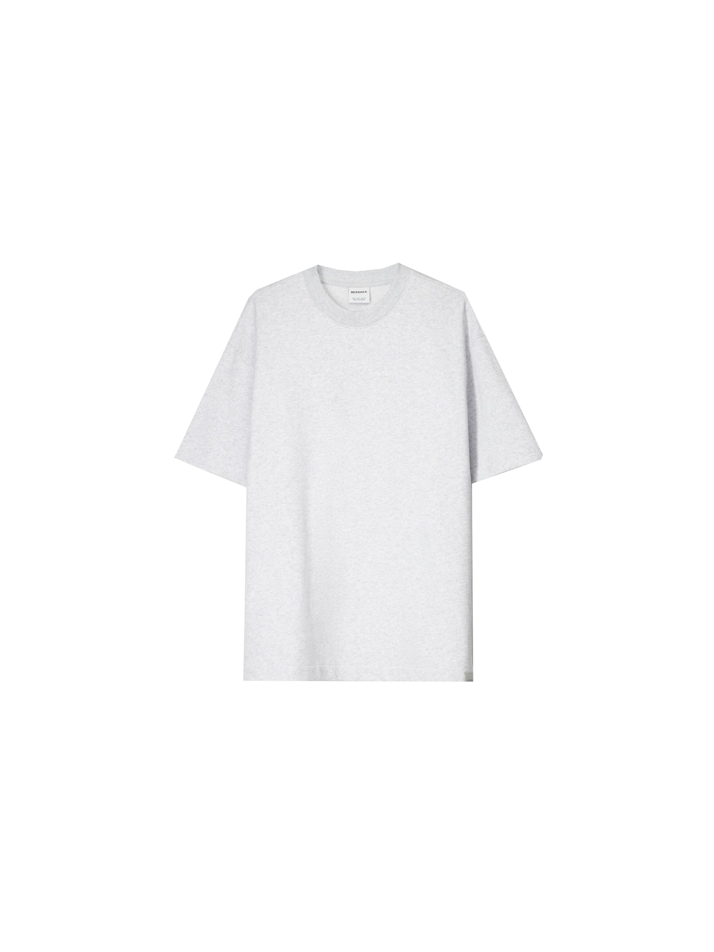 T-Shirt Bershka en gris : devant