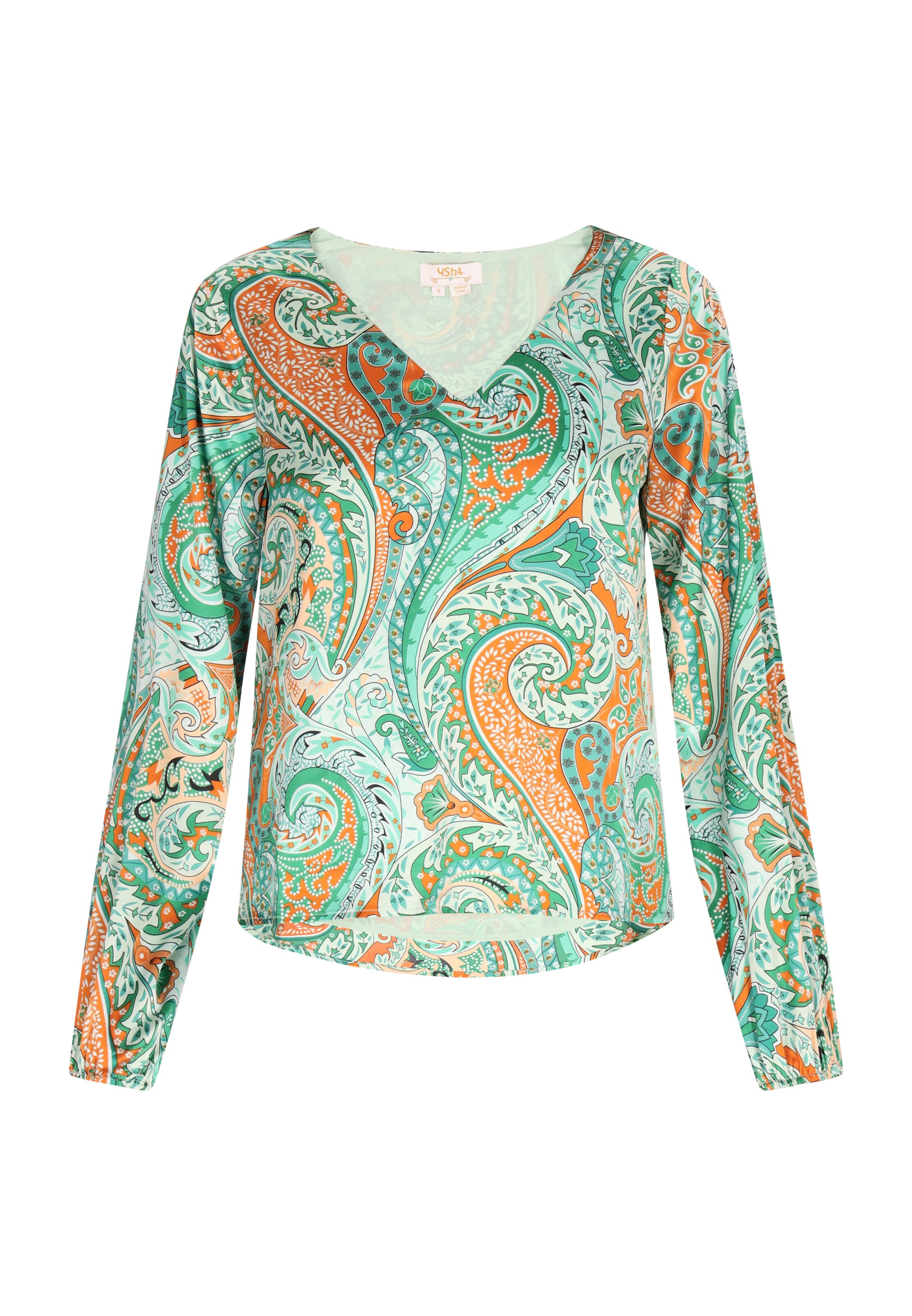 usha FESTIVAL Μπλούζα σε πράσινο: μπροστά