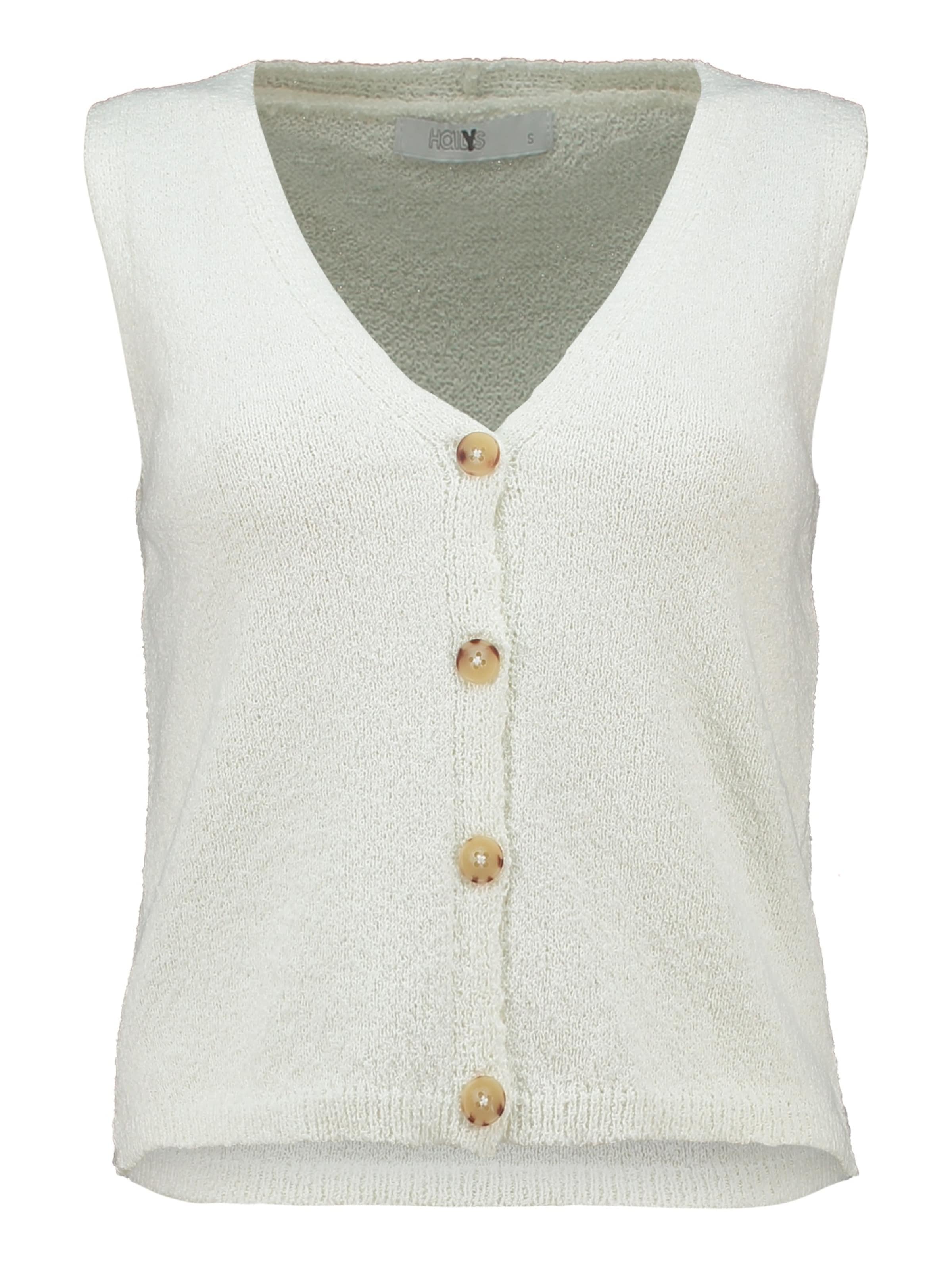 Hailys Neuleliivi 'Al44exis' värissä valkoinen: etupuoli