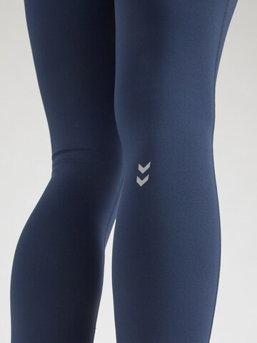 Skinny Pantalon de sport 'Pulse' Hummel en bleu