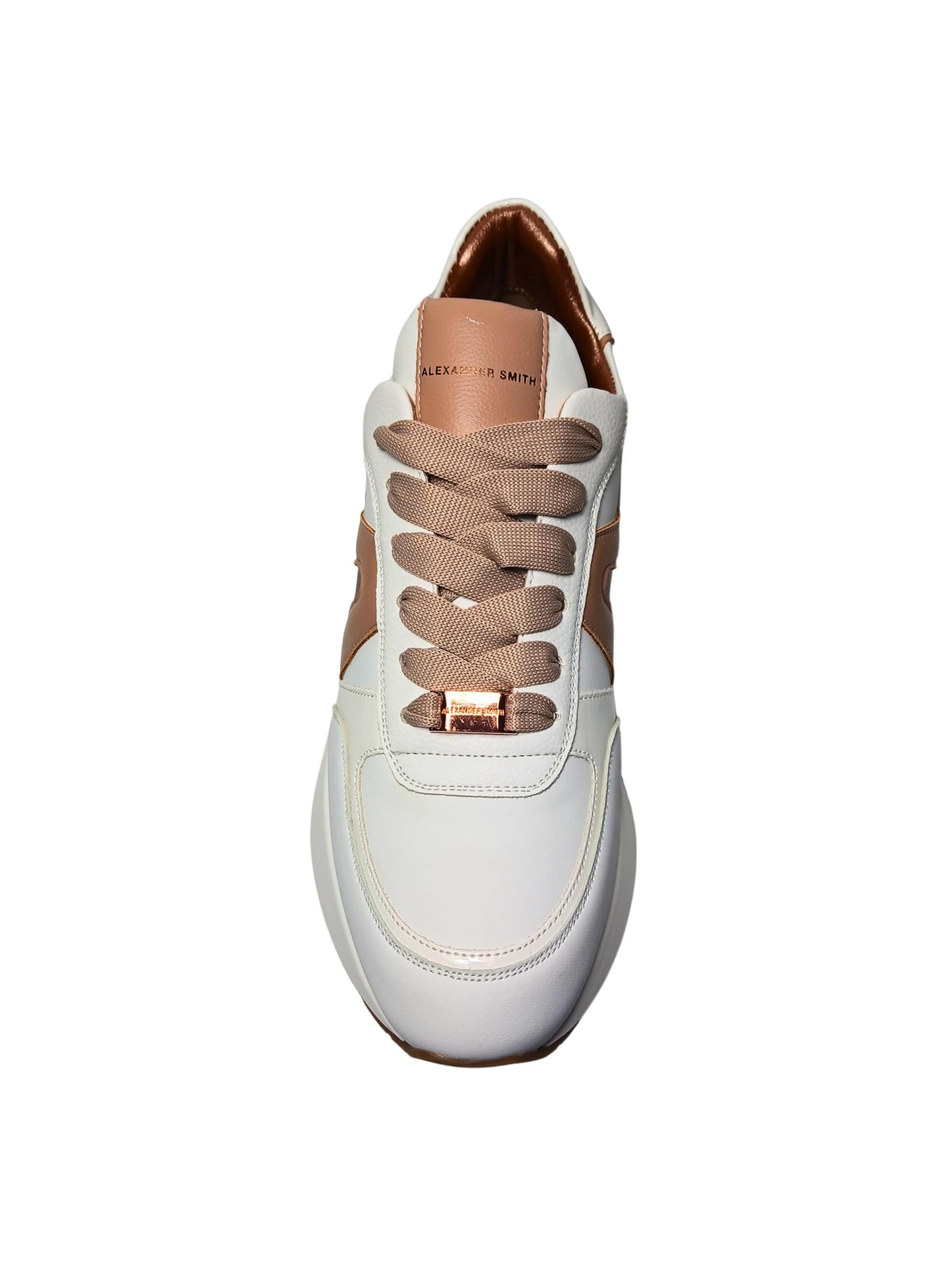 Alexander Smith Platform trainers in White