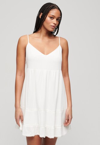 Superdry Kleid in Weiß: Vorderseite