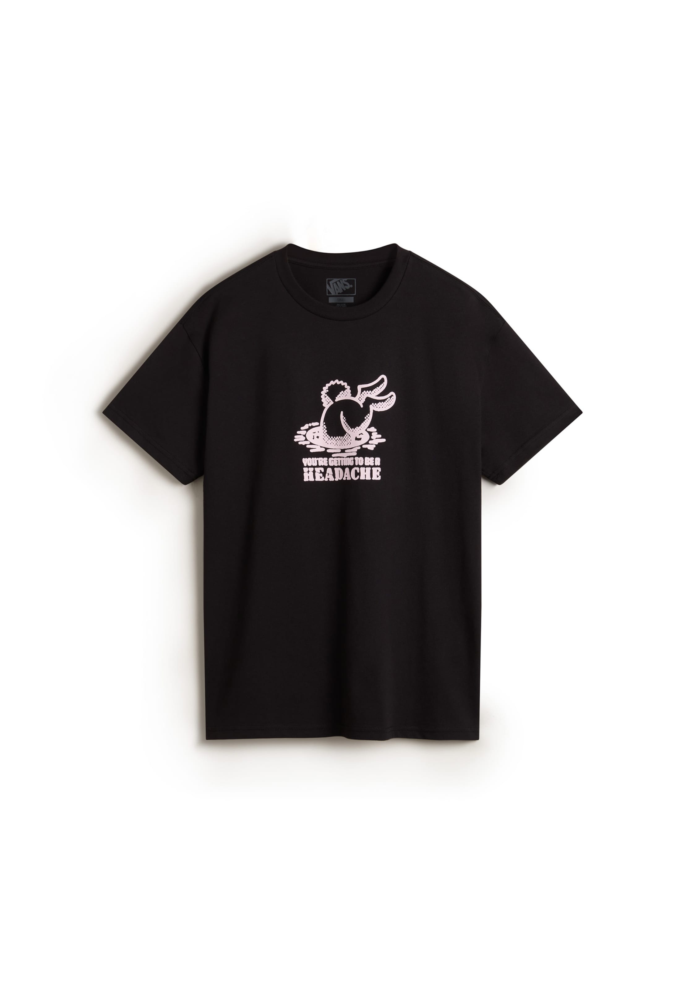 VANS Тениска 'Down The Rabbit Hole' в черно: отпред