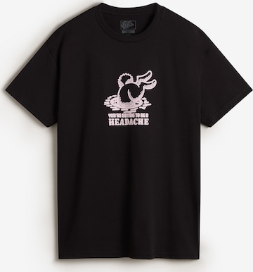 juoda VANS Marškinėliai 'Down The Rabbit Hole': priekis