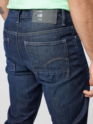 Regular Jeans 'Triple' de la G-Star RAW pe albastru