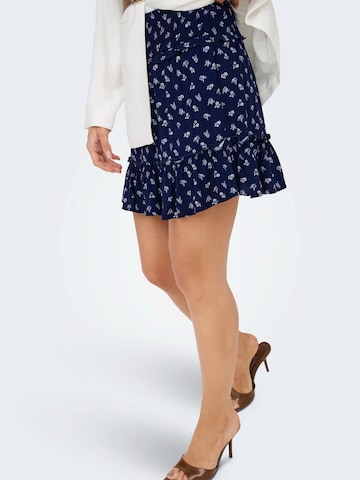 JDY Skirt 'JDYSEZEN' in Blue