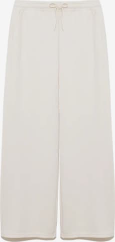 No Matter What Flared Hose in Beige: Vorderseite