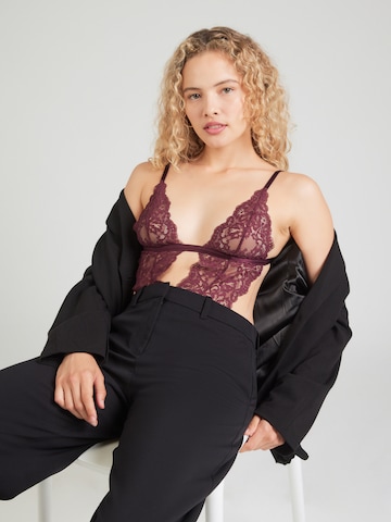 Body 'Cinnamon' Hunkemöller en rouge