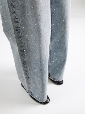 Monki Wide Leg Jeans in Blau