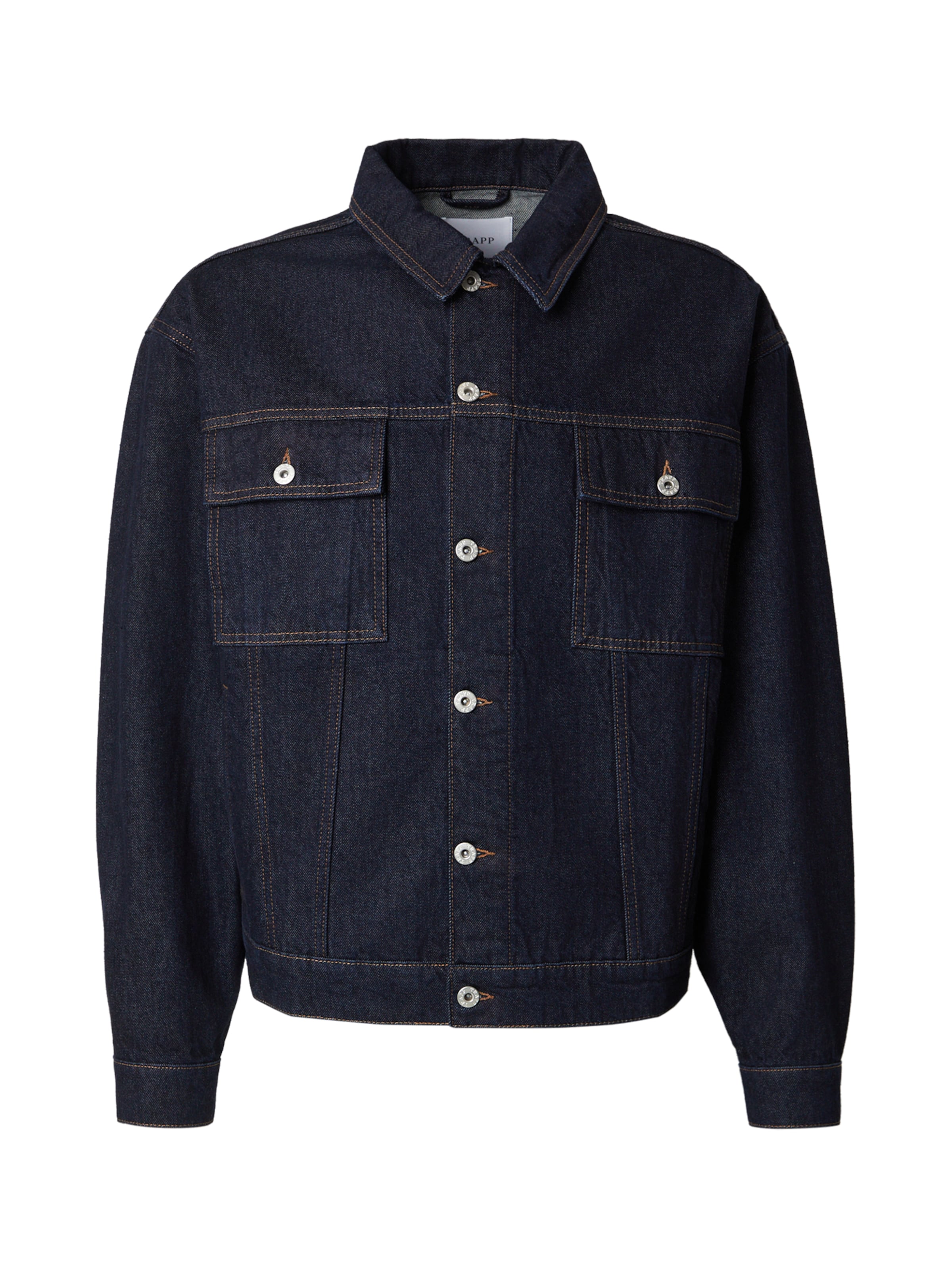 TRAPP Between-Season Jacket in Blue: front