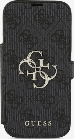 GUESS Smartphonehoesje 'Guess 4G Metal Logo for 18 Pro Max / iPhone 17 Pro Max' in Zwart: voorkant
