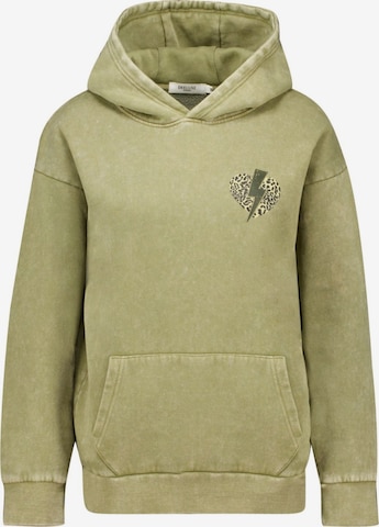 Sweat-shirt Deeluxe en vert : devant