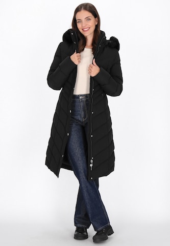 Manteau d’hiver Usha en noir