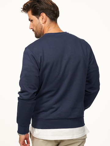 JACK JONES Sweatshirt 'JJETERNITY'‌‌‌‌‌‌‌‌ in Blau