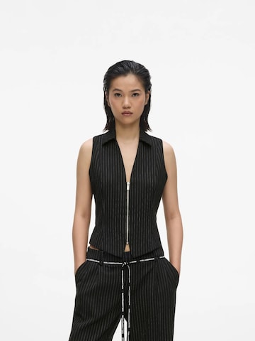 KARL LAGERFELD JEANS Blus i svart: framsida