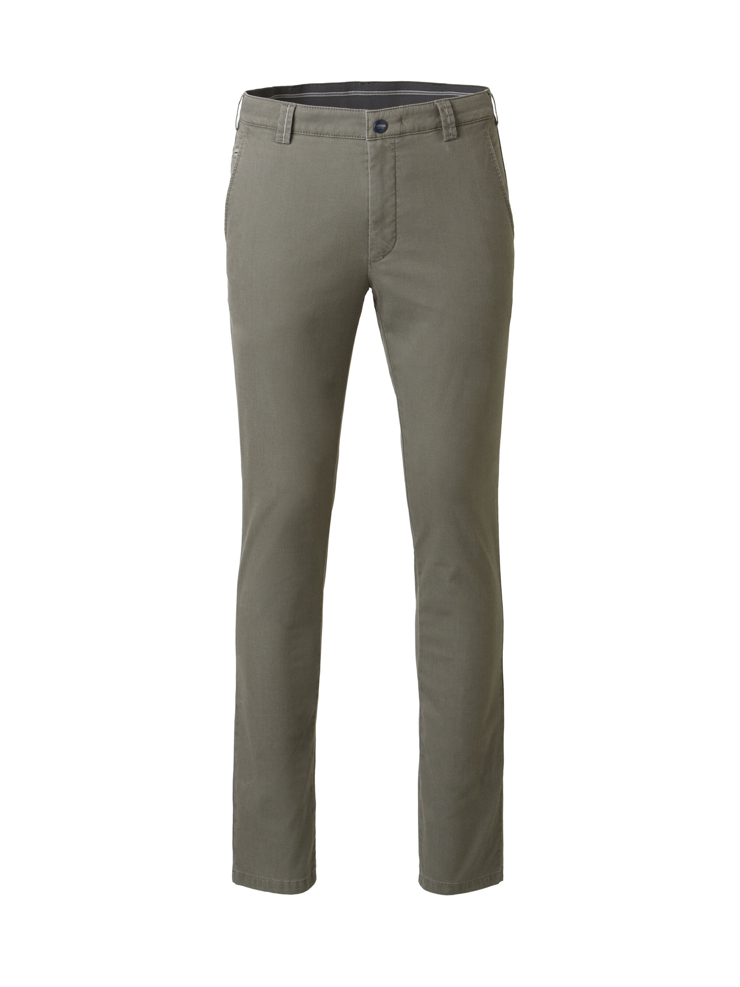 Regular Pantalon chino 'BONN' MEYER en vert : devant