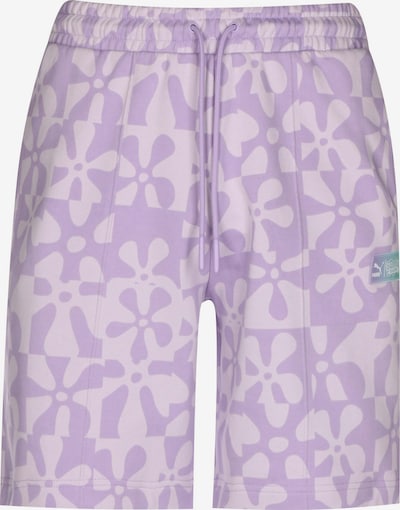 PUMA Pantalon 'Puma x Spongebob' en lilas / violet pastel, Vue avec produit