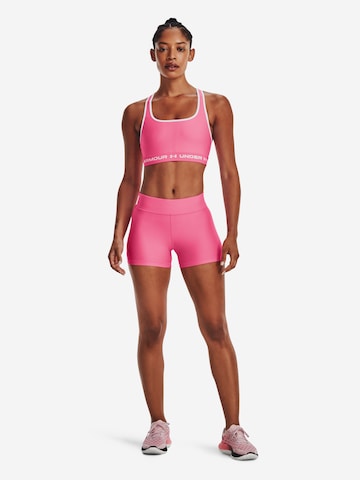 UNDER ARMOUR Skinny Sporthose in Pink