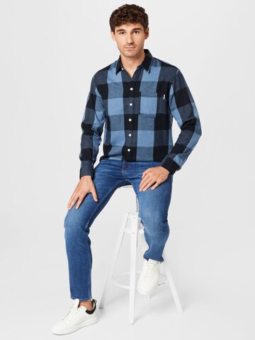 HOLLISTER Regular fit Overhemd in Blauw