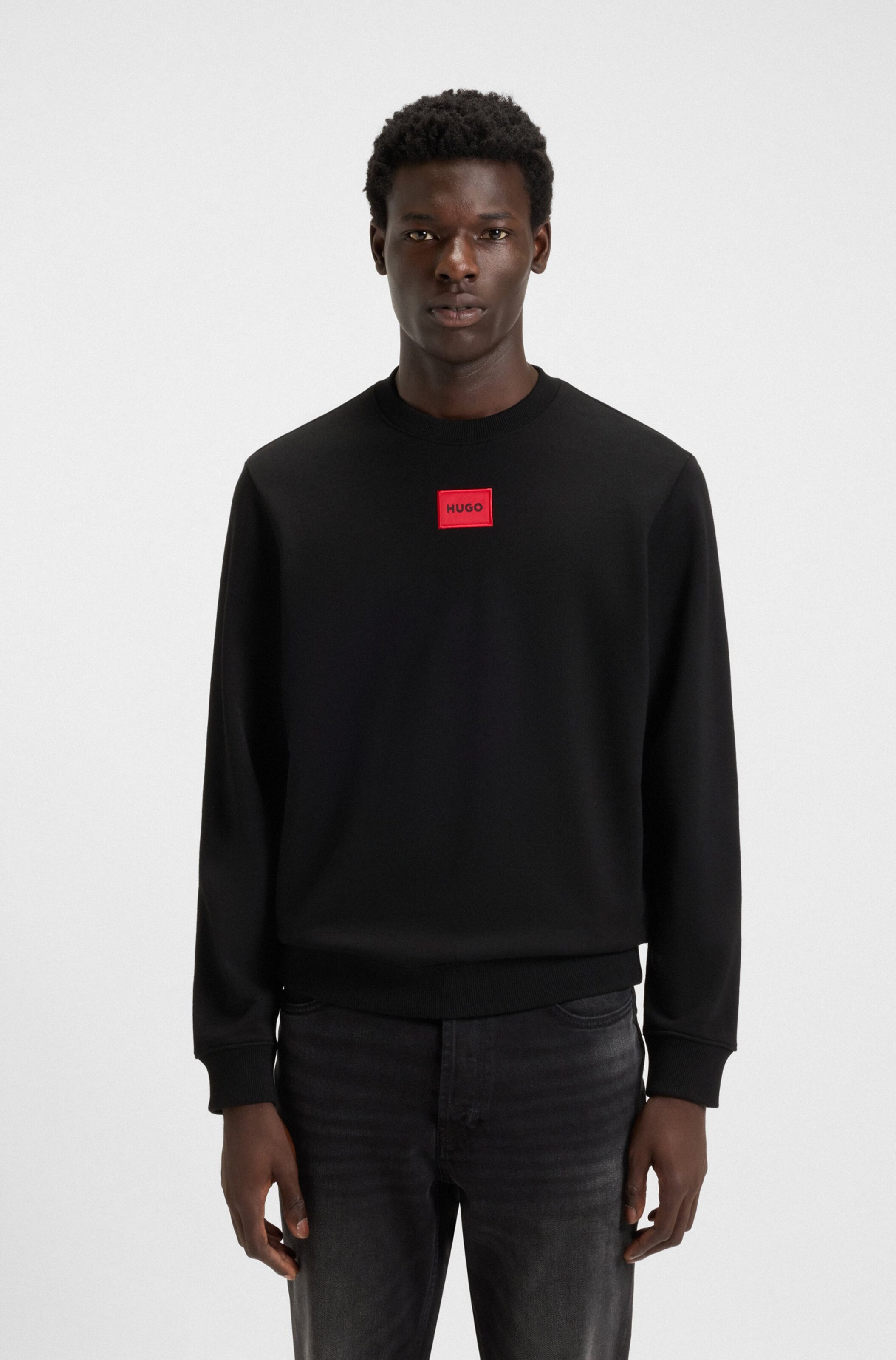 HUGO Sweatshirt in Schwarz