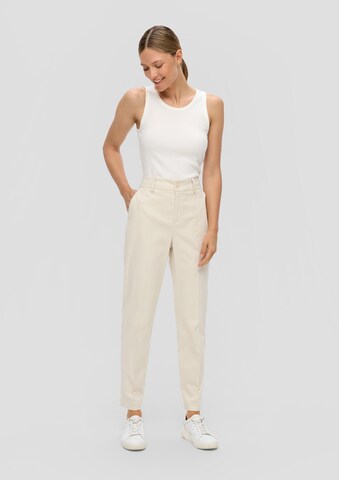 s.Oliver Slim fit Trousers in Beige