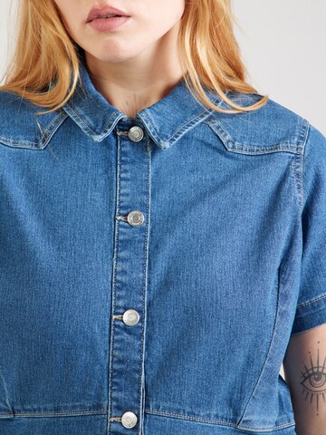 mėlyna Vero Moda Curve Palaidinės tipo suknelė 'VMAmanda'