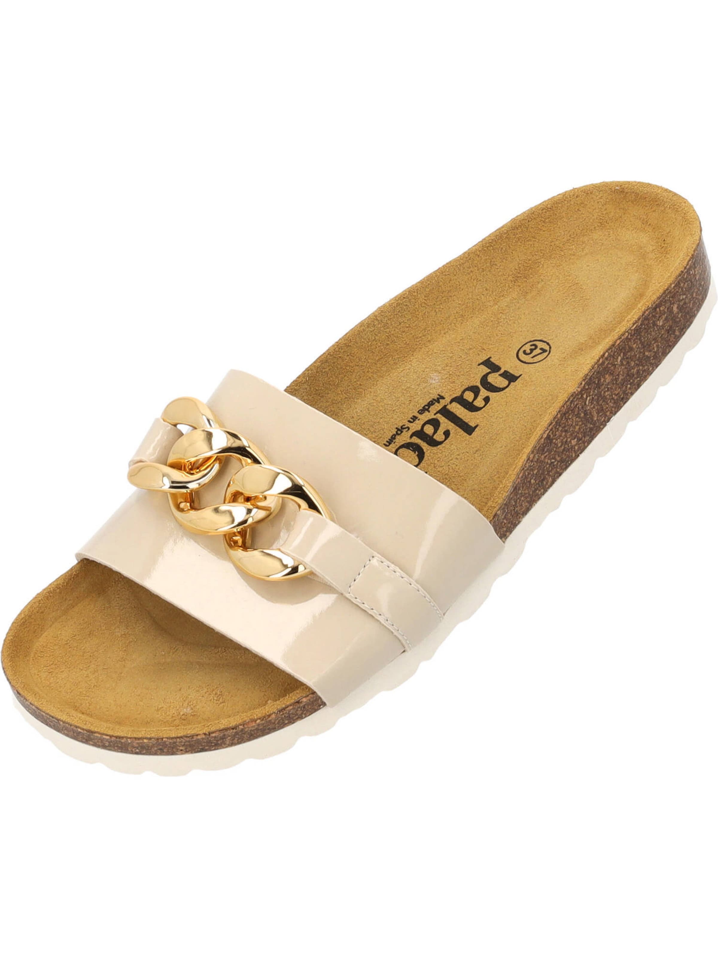 Zoccoletto &#x27;Gozo&#x27; di Palado in beige: frontale