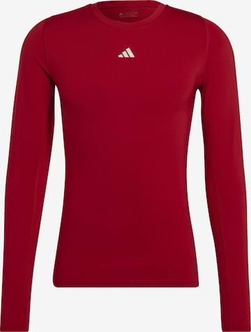 Maglia funzionale di ADIDAS PERFORMANCE in rosso: frontale