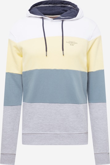 BLEND Sweatshirt i blå / gul / grå / hvit, Produktvisning