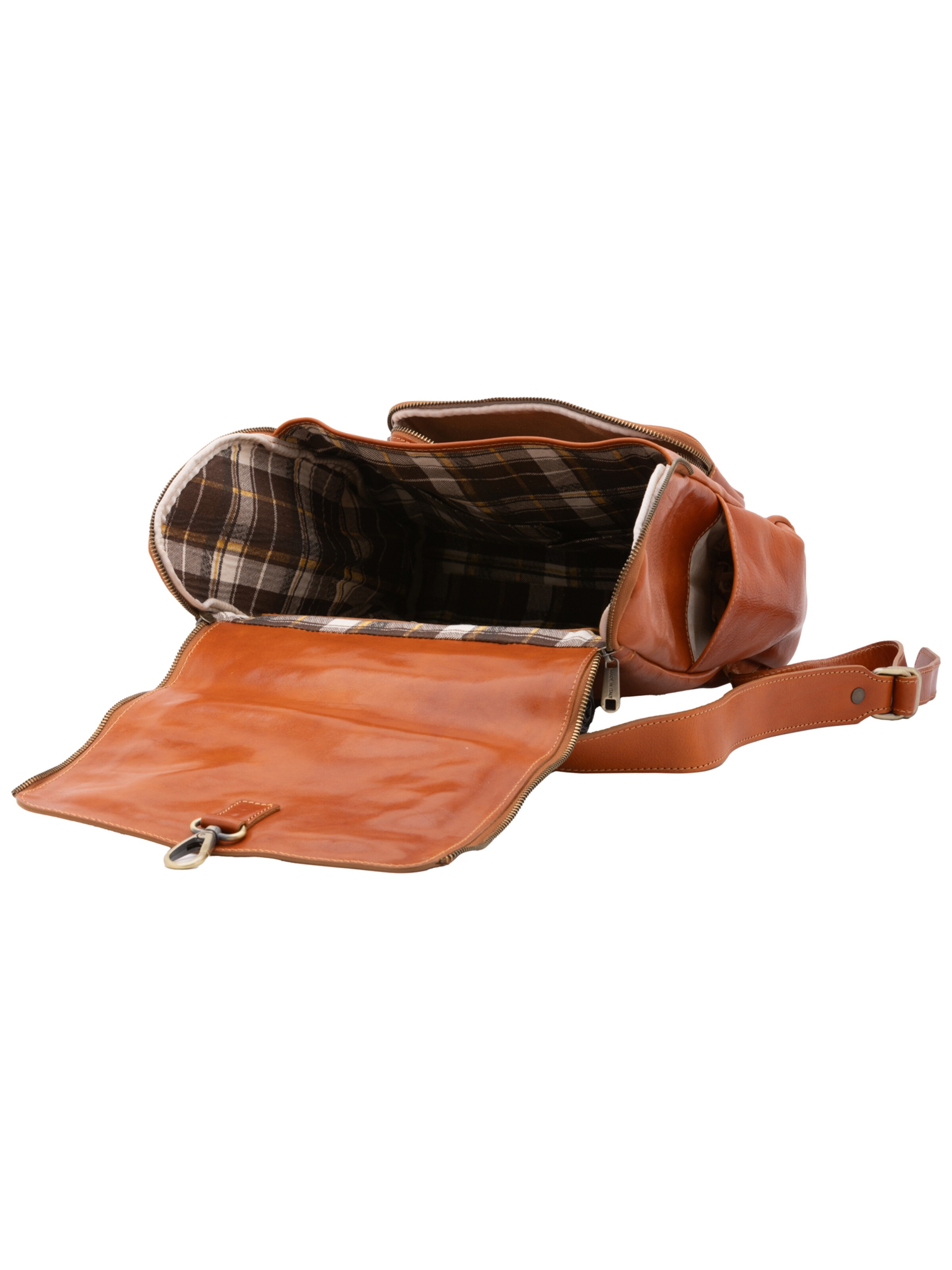 Zaino 'Borsa a Spalla Donna Vera Pelle Vacchetta - Embera Pro' di I Fratelli in beige