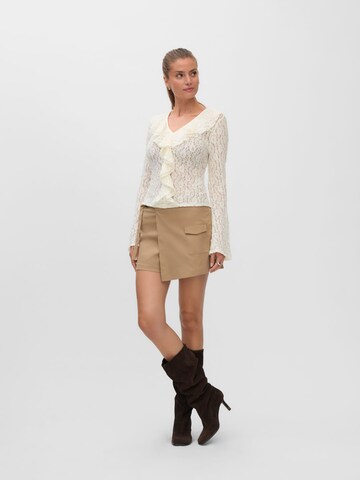 VERO MODA Blouse 'VMFlora' in Wit